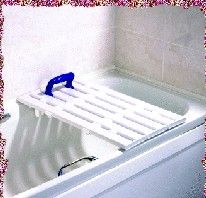 Pour sécuriser le bain des personnes de forte corpulence